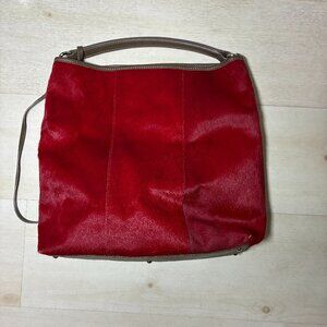 Gianni Chiarini Genuine Red Leather Women's Tote Bag